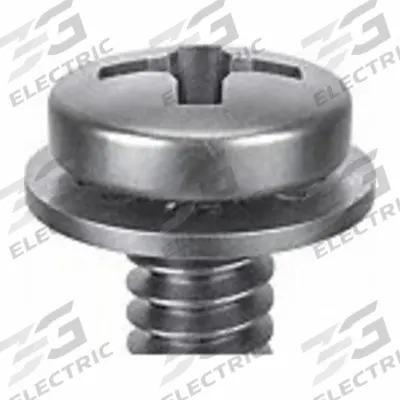 SEMS Screw: Internal Tooth, #6-32 Thread Size, 1 1/2 in Lg, Stainless Steel - Machine Screws with Internal Tooth Lock Washers