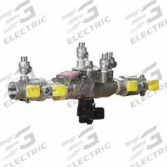 WATTS Backflow Preventer: SS009, Std Configuration, Stainless Steel, 3/4 in Pipe Size, FNPT, Plastic (MPN 3/4 SS009M3-QT). Key specifications — Shut-Off Valve Type: Ball Valve; Connection Type: FNPT.