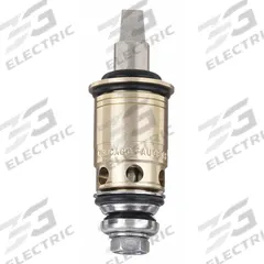 CHICAGO FAUCETS Cartridge: Use with Hot/Cold Water, Brass, Compression, (12) Cartridges, 12 PK (MPN 1-099XTBL12JKABNF). Key specifications — For Water Temperature: Hot/Cold; Compatible Brand: Chicago Faucets; Product Type: Cartridge; Includes: (12) Cartridges; Material: Brass.