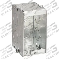 RACO Electrical Box: Steel, 1 Gangs, 2 1/2 in Box Dp, 2 3/16 in Box Wd, 3 7/8 in Box Ht (MPN 688). Key specifications — Brand: RACO; Bracket Style: Without Bracket; Clamp Style: Without Clamps.
