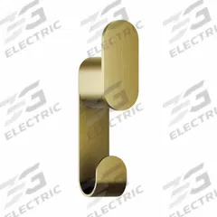 BRADLEY Robe Hook: 5 3/8 in x 1 1/4 in x 1 3/4 in, Stainless Steel, Brass, 50 lb Wt Capacity (MPN 9B1-110200-BR). Key specifications — Brand: BRADLEY; Material: Stainless Steel.