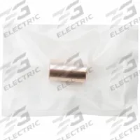 STREAMLINE Sweat Fitting Coupling: 1/4 in CTS x 1/4 in CTS, Cup x Cup, Dimple Center Stop (MPN W 10143CB)