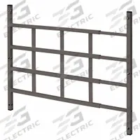 PRIME-LINE Window Security Guard: Fixed, 23 1/2 in to 38 in, 21 1/4 in Ht, 4 Bars, Bronze (MPN S 4766). Key specifications — Brand: PRIME-LINE; Material: Carbon Steel; Mounting Location: Inside/Outside; Adjustability: Fixed; Color: Bronze.