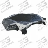 APPROVED VENDOR Tarp: 52 ft Lg, 23 ft Wd, Heavy Duty, 12 mil, Polyethylene, Black/Silver, Waterproof (MPN 62352). Key specifications — Color: Silver; Brand: APPROVED VENDOR; Includes: Reinforced Corners.