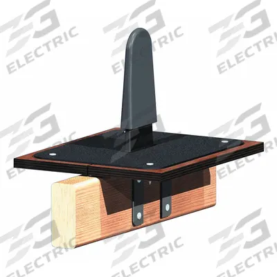 MILLER BY PIP Roof Anchor: 310 lb Capacity, For Wood, Flat/Inclined Roofs, Fixed D-Ring - Permanent-Installation Anchors for Wood Roof Frames