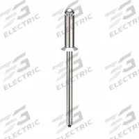 Blind Rivet,1 27/55" L,1/8" dia,PK500: Inch, 1 31/64 in Overall Lg, 13/32 in Body Lg, Plain, 500 PK (MPN U34120.012.0044). Key specifications — Brand: APPROVED VENDOR.