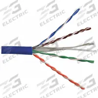 CAROL Category Cable: 100 ft Cable Lg, 23 AWG, Plenum, Blue, PVC, Std, CP6.30.07, 1/4 in Outside Dia. Key specifications — Conductor Gauge: 23 AWG; Jacket Material: PVC; Brand: CAROL; Pairs Separation: Standard.