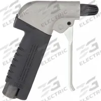 GUARDAIR Air Gun: Pistol-Grip Grip, Aluminum, 3/8 in Female NPT, 1 Nozzle(s), Straight, Focused (MPN U74HTP). Key specifications — attr1328526: Aluminum; attr1328500: Plastic Tip Nozzle; attr1328508: GUARDAIR; attr1328515: No; attr1328533: Yes.