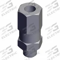 SMC Vacuum Savings Valve: 5 lpm Min Flow Rate, -100 kPa, 8 mm Hex Size, 9 mm Overall Lg, Brass, ZP2V (MPN ZP2V-B5-05). Key specifications — attr158990: Male; attr158994: Female; attr158978: Brass; attr158975: SMC.