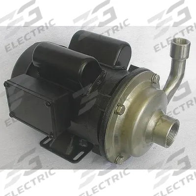 Dayton Centrifugal Pump: 304 Stainless Steel, 1 hp Horsepower (Max), Single Phase - Stainless Steel Housing Chemical-Resistant Centrifugal Pumps