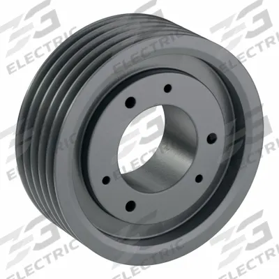 APPROVED VENDOR V-Belt Pulley: 3V650, 5 Groove, 6.5 in OD, Bushed Bore - Bushed-Bore Cast-Iron Wedge V-Belt Pulleys