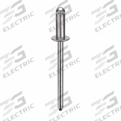 APPROVED VENDOR Blind Rivet,1.713" L,0.156" dia,PK500: Inch, 1 23/32 in Overall Lg, 13/32 in Body Lg - Domed-Head Blind Rivets