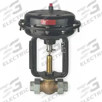 SPENCE Pneumatic Globe Control Valve: Bronze, 1 in Pipe Size, FNPT x FNPT, Air to Spring, Fail Open (MPN K1TE81136RCAA11). Key specifications — Brand: SPENCE; Disc Material: Stainless Steel; Connection Type: FNPT x FNPT.