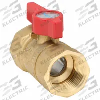 NIBCO Manual Two-Way Ball Valve: 3/4 in, Brass, Straight, FIP x FIP, 600 psi Max. Pressure (CWP) (MPN GB1A). Key specifications — Brand: NIBCO; Handle: Lever.