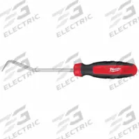 MILWAUKEE Hose Pick: Chrome Vanadium Steel, Angle, 45° Angle Tip (MPN 45-74-9214). Key specifications — attr1004944: MILWAUKEE; attr1016102: Chrome Vanadium Steel; attr1016110: Plastic; attr1016098: Hose Pick; attr1016101: 45° Angle; attr1016108: Screwdriver; attr1016111: Anti-Corrosion; attr1034911: Steel.