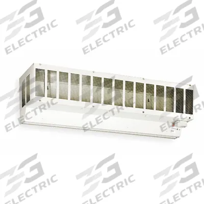 Dayton Air Curtain Cabinet: 15 3/4 in x 60 in x 13 in, Steel Housing, White - Air Curtain Cabinets