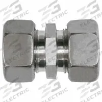 BRENNAN INDUSTRIES Compression Fitting Adapter: 22 mm OD x 22 mm OD size, Compression x Compression (MPN D2403-L22-L22-SS). Key specifications — Series: Volz; Brand: BRENNAN INDUSTRIES.