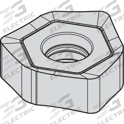 WIDIA Hexagon Milling Insert: XNGJ0704ANENLD3W (MPN 5895298) - Machining