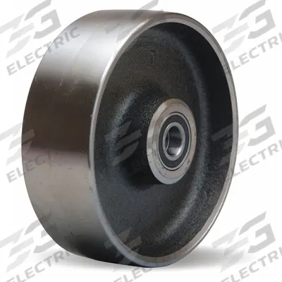 APPROVED VENDOR Caster Wheel: 6 in Wheel Dia., 2 in Wheel Wd, Steel, 1,600 lb Load Rating - Heat-Resistant Steel Tread Wheels