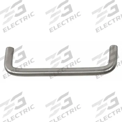 TRIMCO Pull Handle: Thru-Bolt, Copper, Silver, 3.5 in Mounting Hole Center to Center - Antimicrobial Pull Handles