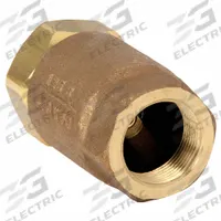 APOLLO Ball Cone Spring Check Valve: Ball, Inline Valve Body, Bronze, 1 1/2 in Pipe Size, Std, RPTFE (MPN 6110701). Key specifications — Ball Material: RPTFE; Brand: APOLLO.