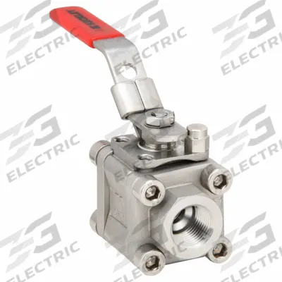 KECKLEY Manual Two-Way Ball Valve: 1/2 in, 316 Stainless Steel, Straight, FNPT x FNPT - Stainless Steel Ball Valves