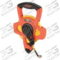 CRESCENT LUFKIN Long Tape Measure: Manual, FE150, SAE, 150 ft, 1/8 in, Plastic with Grip, Inch, Open. Key specifications — attr939846: FE150; attr939849: Fiberglass; attr939859: Nonmagnetic Single Hook; attr939850: Single-Sided; attr939855: 1/8 in; attr944023: Hook End; attr940484: CRESCENT LUFKIN; attr985224: Plastic with Grip.