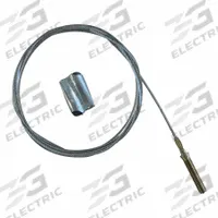 GRIPPLE Wire Rope Hanger: Galvanized Steel, 5 ft Overall Lg, 100 lb Load Capacity, Stud (MPN XP2-S3/8G-5FT-GRA). Key specifications — Attachment Type: Stud; Brand: GRIPPLE; Loop Attachment Type: Push-Button.