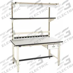 PRO-LINE Workstation: Adj Ht, Laminate, 72 in x 30 in, 5,000 lb Overall Load Capacity, Beige (MPN BIB4). Key specifications — Brand: PRO-LINE; Height Adjustability: Adjustable Height.