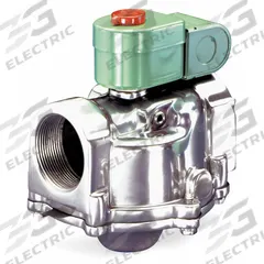 REDHAT Solenoid Valve: 2-Way, Normally Open, 1 1/2 in Pipe Size, 110V AC/120V AC, High Flow (MPN 8215C073CSA). Key specifications — Brand: REDHAT; Pipe Size: 1-1/2 in; Voltage: 120V AC.