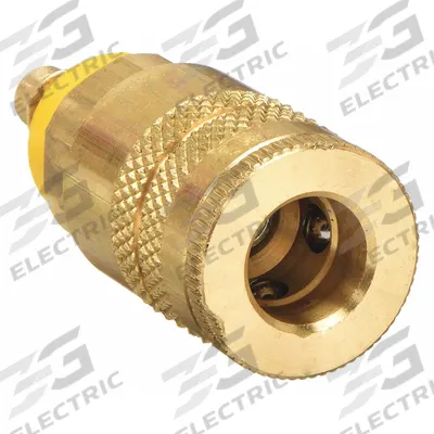 PARKER Quick Connect Hose Coupling: 1/4 in Body Size, 1/4 in Hose Fitting Size - Industrial Interchange Brass Quick-Connect Air Coupling Bodies
