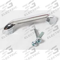 ASI GLOBAL Door Pull: Zinc, Bright, 1 in Overall Ht, 4 1/4 in Overall Wd (MPN 40-8511704). Key specifications — Hardware Pieces Included: Fasteners; Compatible Partition Material: Plastic Laminate; Finish: Bright; Component Type: Door Pull; Brand: ASI GLOBAL PARTITIONS.