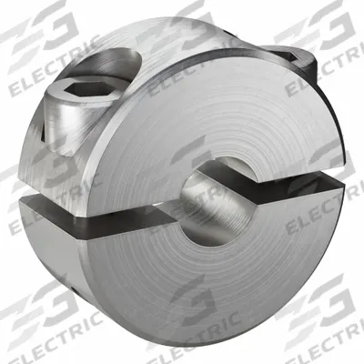 RULAND MANUFACTURING Shaft Collar: 2-Piece, Inch, Round, Clamp-On, 3/16 in Bore Dia - Stainless Steel Shaft Collars