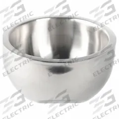 AMERICAN METALCRAFT Bowl: 108 oz Capacity, 10 in Dia, Stainless Steel, Silver (MPN AB12). Key specifications — Brand: AMERICAN METALCRAFT; Color: Silver; Material: Stainless Steel; Product Type: Double Wall Bowl.