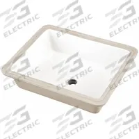 GERBER Bathroom Sink: White, Vitreous China, 19 5/8 in Overall Lg, 15 1/2 in Overall Wd, 1 Bowls (MPN G0012791). Key specifications — Brand: GERBER; Color: White; Sink Material: Vitreous China.
