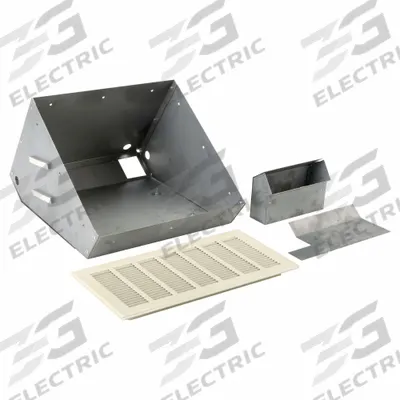 BEACON MORRIS Hydronic Kickspace Heater Cabinet: 15 7/8 in Overall Ht (MPN FK42) - In-Floor & Wall Cabinets for Kickspace Hydronic Heaters