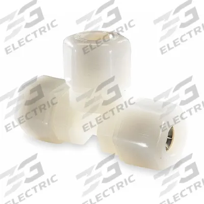 PARKER Compression Tee Fitting: 1/2 in OD x 3/8 in OD x 1/2 in OD Size - General Purpose Nylon Compression Fittings