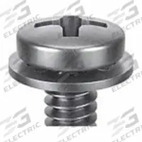 SEMS Screw: Internal Tooth, M6x1.00 Thread Size, 10 mm Lg, Stainless Steel, Passivated, Pan, 10 PK (MPN 1-MPI-6-10). Key specifications — Drive Size: #3.