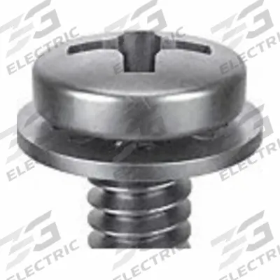 SEMS Screw: Internal Tooth, M6x1.00 Thread Size, 10 mm Lg, Stainless Steel, Passivated - Machine Screws with Internal Tooth Lock Washers
