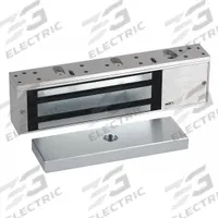 RUTHERFORD Electromagnetic Lock: 10 1/2 in Lg, 2 7/8 in Wd, 1 5/8 in Ht (MPN 8310 DSS 28). Key specifications — Release Delay: 0 to 35 sec; Series: 8310; Material: Steel; Brand: RUTHERFORD.