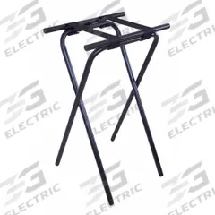 CSL Tray Stand: Steel, Black, 19 in Overall Wd, 31 in Overall Ht, 15 in Overall Dp (MPN 1053BL). Key specifications — Material: Steel; Product Type: Tray Stand; Brand: CSL; Color: Black.