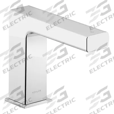 KOHLER Bathroom Sensor Faucet: Kinesis, Brass, Polished Chrome Finish, Single-Post - Single-Post Sensor Bathroom Faucets