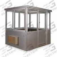 Assembled Guard Building: 10 ft x 8 ft x 8 ft, A/C Unit Included, 8 Windows (MPN 12096SLHVAC). Key specifications — Brand: PORTA-KING.