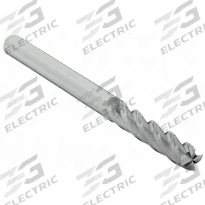 CLEVELAND Square End Mill: Carbide, 4 Flute, 3/16" Mill Dia, 1" LOC, 4" OAL (MPN C61841) - Carbide Square End Mills for Aluminum