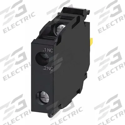 Siemens Contact Block: 22 mm Panel Mounting Size, 1NC, Momentary, 3SU1 Series - Contact Blocks