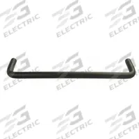 MONROE PMP Pull Handle: Threaded Holes, Aluminum, Black, #8-32 Screw Size, 0.31 in (MPN PH-0114). Key specifications — Brand: MONROE PMP; Projection Type: Non-Recessed; Material: Aluminum; Finish: Black Anodized; Color: Black; Folding Type: Fixed; Mounting Type: Threaded Holes; Screw Size: #8-32.