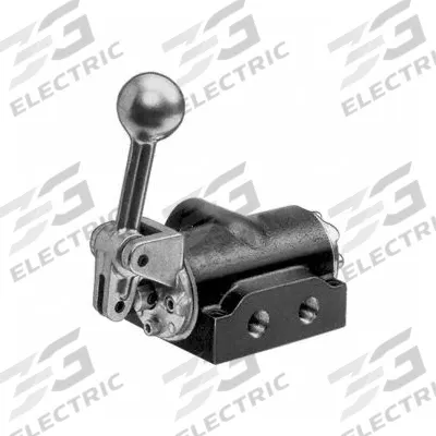 ARO Manual Air Control Valve: K, Four-Way / Two-Position, Lever, Black - ARO K Series Manual Air Control Valves