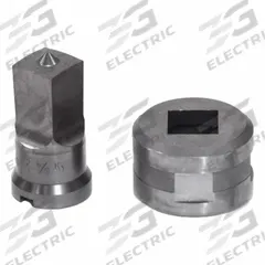 EDWARDS Square Punch & Die Set: Edwards, 55 ton_65 ton_100 ton_120 ton Compatible Ironworker Size (MPN ED9-PDSQ5/8). Key specifications — attr67451: IW55 , IW65 , IW100, IW120; attr67489: Square; attr67463: 5/8 in; attr67447: ED9-PDSQ5/8; attr67456: Edwards; attr67443: EDWARDS; attr67472: 1-5/8 in Square Punch & Die Set.