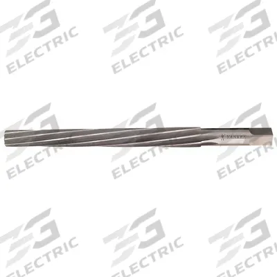 YANKEE Taper Pin Reamer: For #13 Pin, 1 in x 1.259 in Dia - Spiral-Flute Taper Pin Reamers