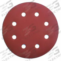 BN PRODUCTS USA Drywall Sanding Disc: Disc, 7 in, Hook and Loop, Cloth Backing, 80 Grit, 10 PK (MPN SDR7-80/10). Key specifications — attr913104: Aluminum Oxide; attr913107: Cloth; attr913116: 8; attr913105: Coated; attr913112: Coarse; attr913110: Maroon; attr913108: C; attr913109: Open.